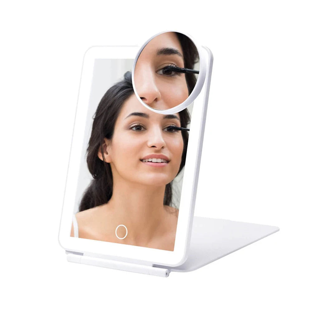 USB Charing Folding Makeup Mirror