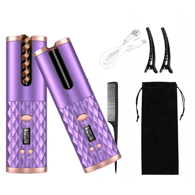 Cordless Portable Auto Curler iron