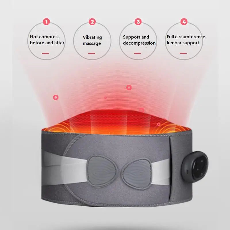 Cordless Waist Belt Vibration Massage Heating