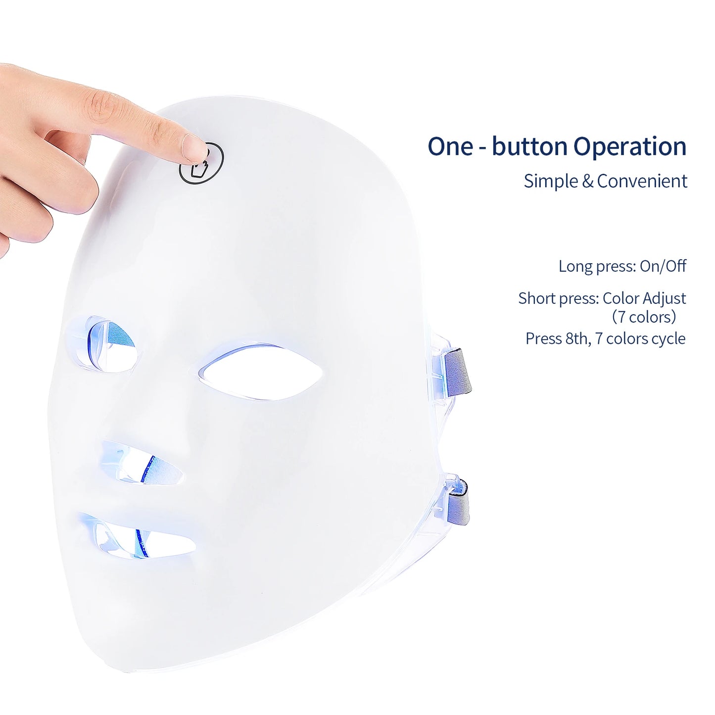 LED Facial Mask Photon Therapy Skin Rejuvenation