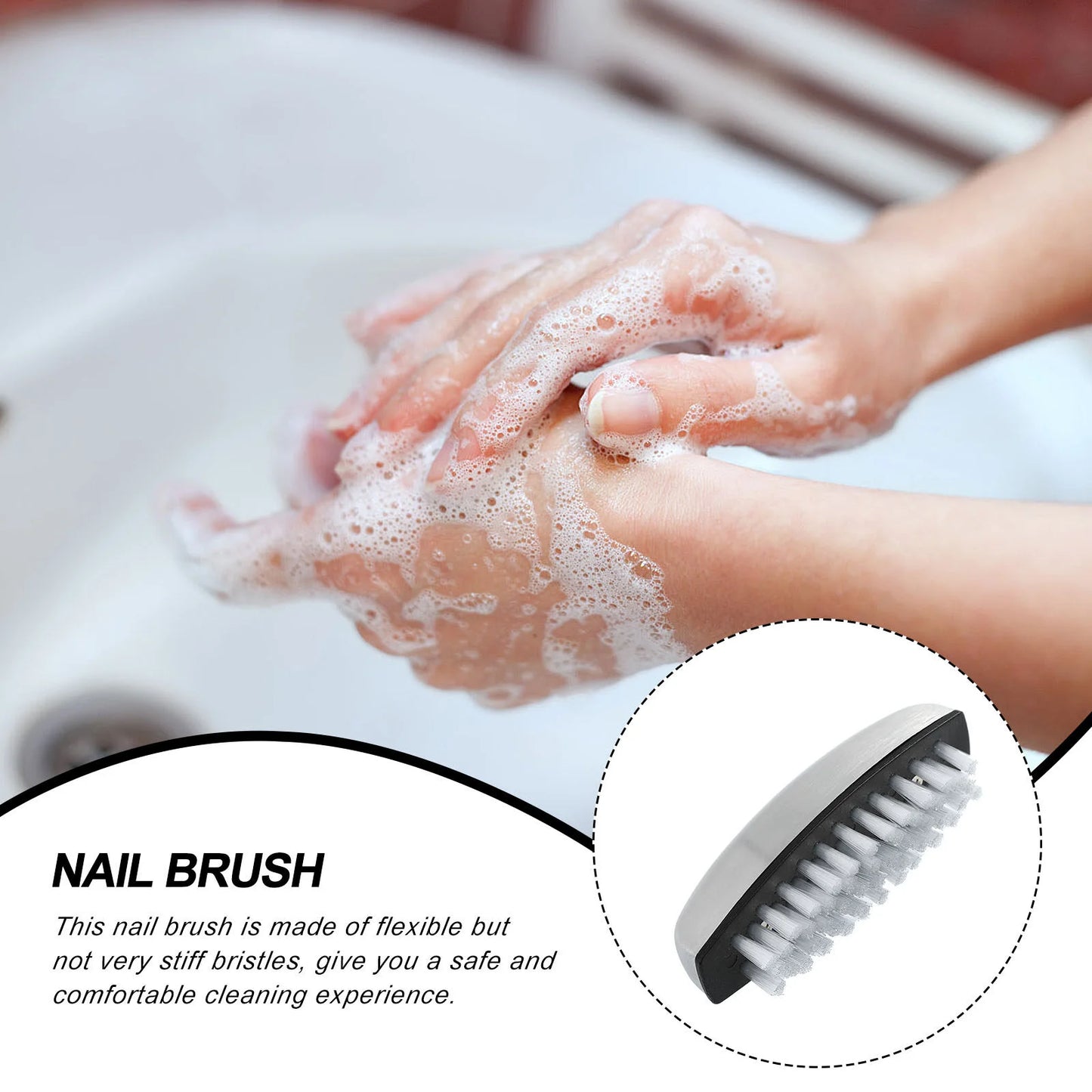 Nail Brush Cleaning Manicure