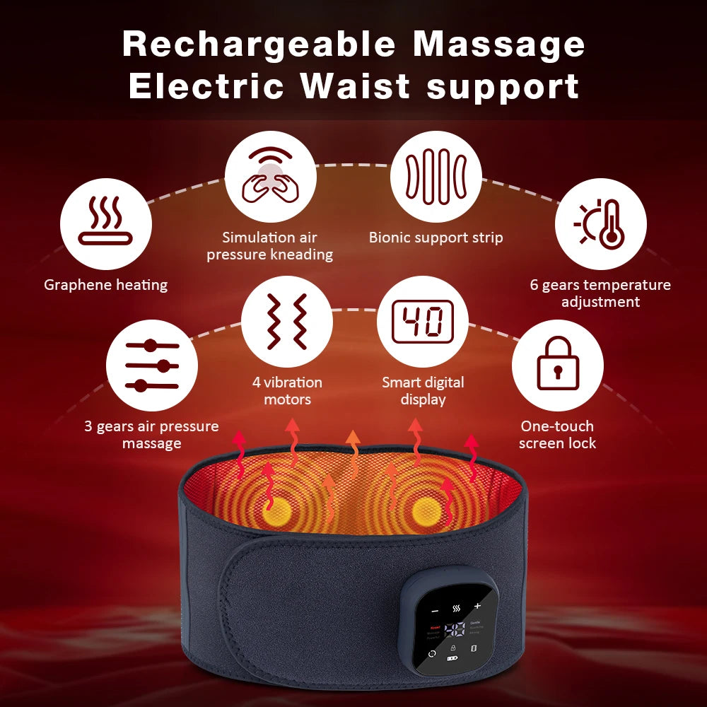 Electric Heating Lumbar Massage Belt