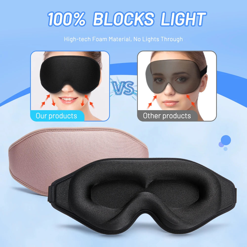 3D Sleep Mask Memory Foam