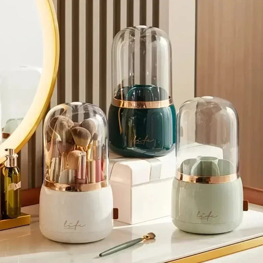 Cosmetic Storage Dustproof Rotating Compartment