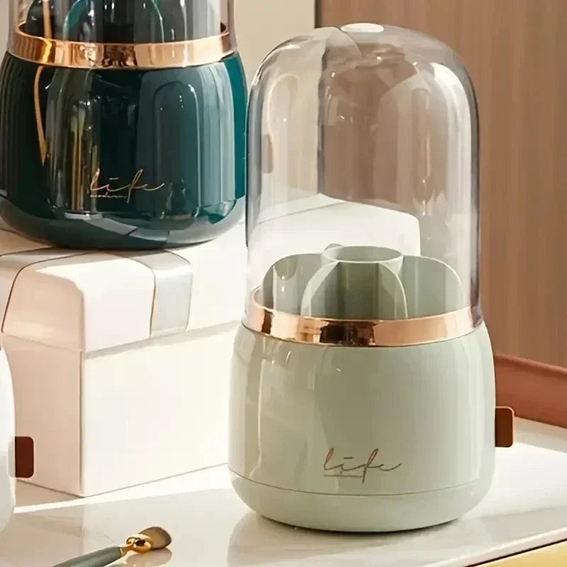Cosmetic Storage Dustproof Rotating Compartment
